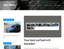 Tablet Screenshot of elsalvadorsurftravel.net
